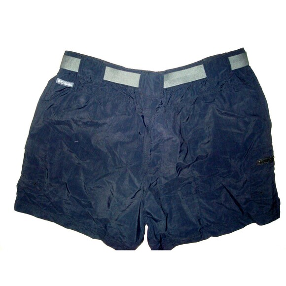 Womens M New NWT Columbia Black Hike Shorts Pockets River UPF 50 Trail Camping - Picture 6 of 7